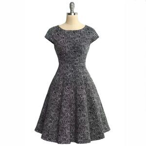 50’s style pinup fit & flair secretary Dress